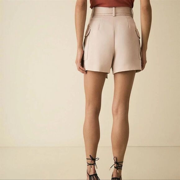 REISS Immie Satin Shorts Sz 0 - Picture 4 of 6